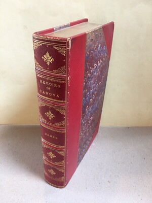 Memoirs of Antonio Canova by J. S. Memes 1825 FIRST EDITION - RARE!-image