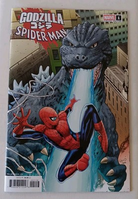 Godzilla vs Spider-Man #1 Greg Land 1:25 Incentive Cover Variant Marvel 2025-image