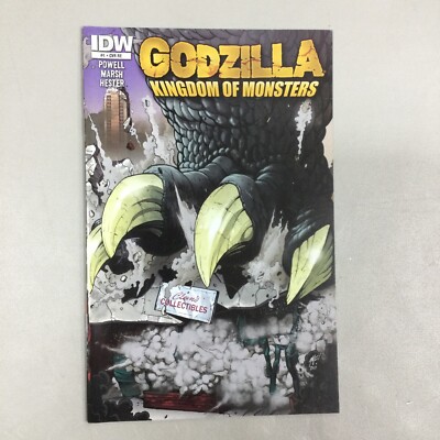 Godzilla Kingdom Of Monster #1 Clem’s Comics & Games Exclusive IDW 2011 (GZ74)-image
