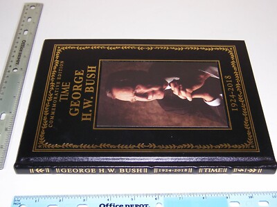 easton press TIME Commemorative Ed. GEORGE H W BUSH 1924-2018-image