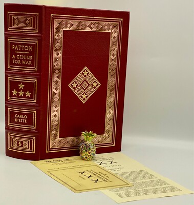 Easton Press General GEORGE S PATTON Memoirs Biography A GENIUS FOR WAR Military-image