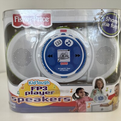 NIB Fisher Price FP3 Player Speakers Kid Tough 2006 Preschool Toy-image