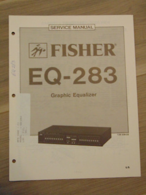 Fisher EQ-283 Service Manual Graphic Equalizer-image