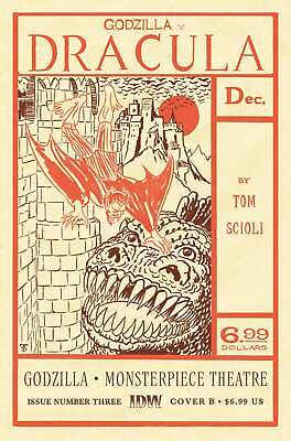 Godzilla’s Monsterpiece Theatre #3 Variant B (Scioli)-image