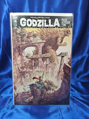 Godzilla Rage Across Time #4 Sub Cover IDW Comics FN/VF 7.0-image