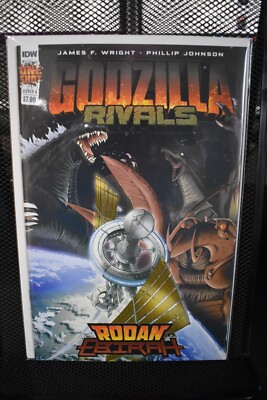 Godzilla Rivals Rodan vs Ebirah #1 Phillip Johnson Cover A Variant IDW 2023 9.6-image