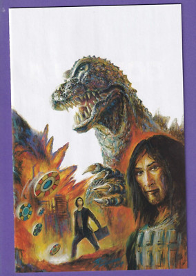 Godzilla: Heist #1 1:25 Eggleton Virgin Variant Actual Scans!-image