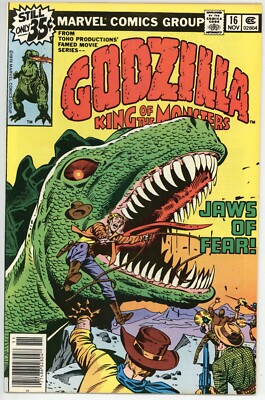 Godzilla King of the Monsters #16 VF (Marvel Comics 1978)-image