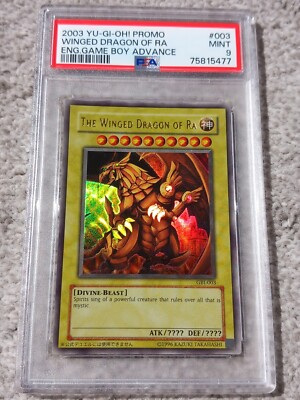 PSA 9 Yugioh The Winged Dragon of Ra GBI-003 Ultra Rare MINT 2003-image