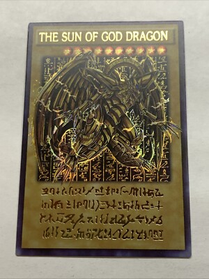 Winged Dragon Of Ra Pop Out Egyptian God Cards ACG Card Holo Anime Yugioh Rare-image