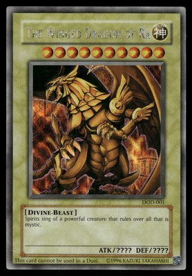 Yugioh! The Winged Dragon of Ra DOD-001 Secret Rare MP-image