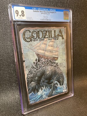 IDW Comics: Godzilla: Here There Be Dragons #1, Kirkham Variant (2023) CGC 9.8-image