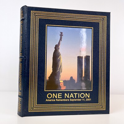LIFE One Nation America Remembers 9/11 Easton Press Leather Book-image