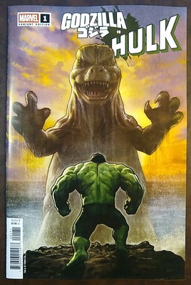 GODZILLA VS HULK #1 STONEHOUSE VARIANT FIRST PRINT MARVEL COMICS (2025) HEDORAH-image
