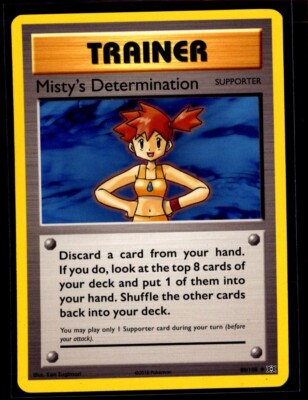 Pokémon TCG Misty's Determination XY Evolutions 80/108 Non-Holo LP 0408#7-image