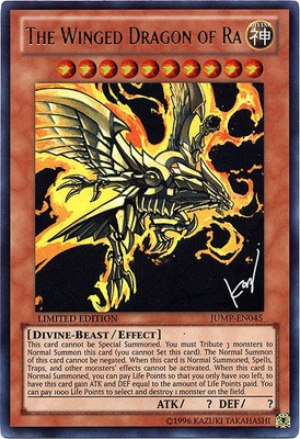 The Winged Dragon of Ra - JUMP-EN045 - Ultra Rare - Limited Edition PL/MP YuGiOh-image