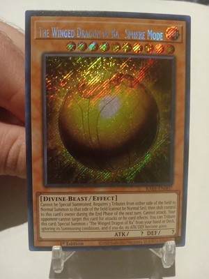 The Winged Dragon of Ra - Sphere Mode ERROR (Secret Rare) RA01-EN007  1st Ed -image