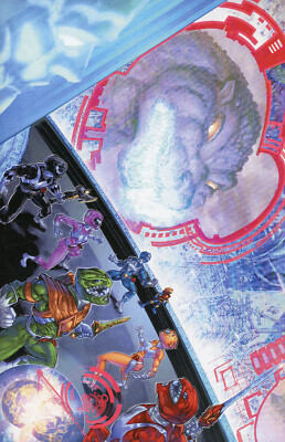 Godzilla Vs. The Mighty Morphin Power Rangers #1C VF/NM; IDW | RI 1:10 variant --image