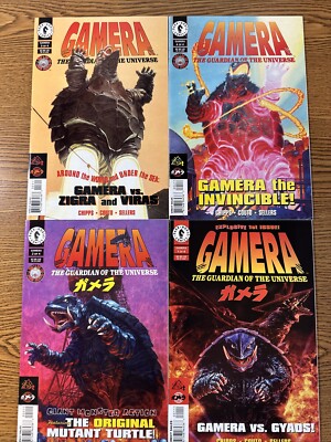 Gamera Guardian Of The Universe #1 2 3 4 Set Lot 1996 Dark Horse Comics Godzilla-image