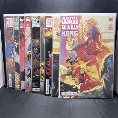 Justice League vs. Godzilla vs. Kong #’s 2 -6 W/variants #2 2nd Print(C19)(10)-image