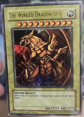 The Winged Dragon of Ra (Secret Rare) GBI-003 Yu-Gi-Oh! Duel Monsters...-image