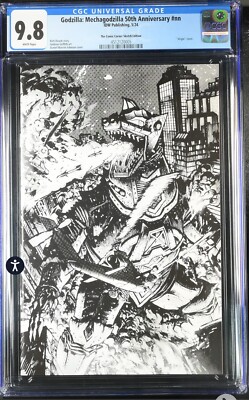 GODZILLA: MECHAGODZILLA 50th Ann. CGC 9.8 DANIEL WARREN JOHNSON VIRGIN NYCC 24-image