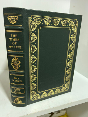 Easton Press Times of My Life - Max Frankel   SIGNED 1st Ed w/ COA-image