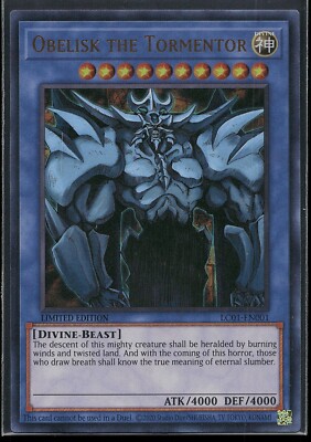 Obelisk the Tormentor LC01-EN001 Ultra Rare Legendary Collection-image