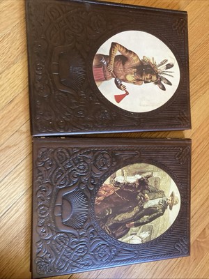 Lot Of 2 Time Life Books-The Indians & The Gunfighters 5th Edition -Leatherbound-image
