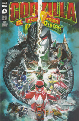 GODZILLA VS MMPR #4 (OF 5) CVR B DRAPER-IVEY IDW PUBLISHING-image