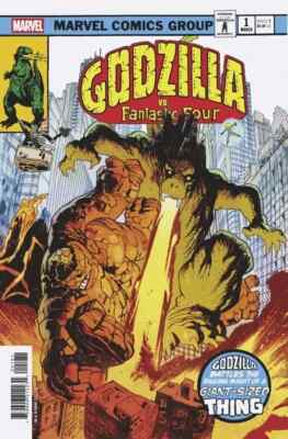 GODZILLA VS. FANTASTIC FOUR #1 KING OF THE MONSTERS HOMAGE VAR NEW NM- OR BETTER-image