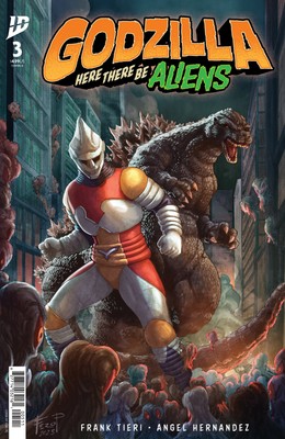 Godzilla: Here There Be Aliens #3 Cover A (Pe) 7/15/25 PRESALE-image