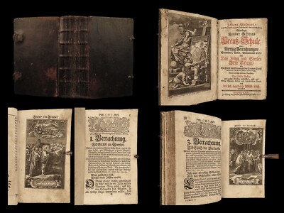 1756 German BIBLE ART Devotional Weidner Illustrated Life Jesus Glaubiger Kinder-image