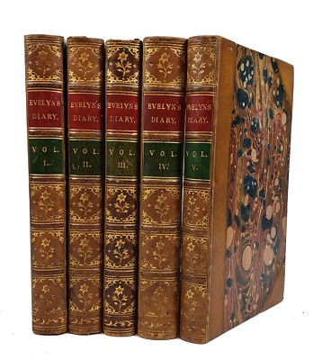 Memoirs of John Evelyn, Esq., FRS - 5 Volumes - London, 1827 - William Bray, ed.-image