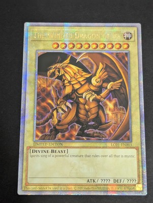 The Winged Dragon of Ra (Quarter Century Secret Rare) LC01-EN003 Legendary -NM--image