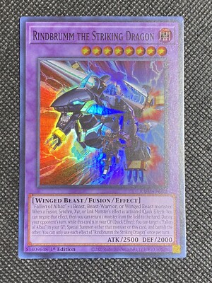 YuGiOh! - Rindbrumm the Striking Dragon RA02-EN025 Ultra Rare 1st Edition NM-image
