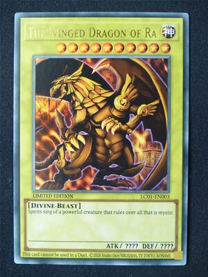 The Winged Dragon of Ra LC01 Ultra Rare - limited ed Yugioh Card #L-image