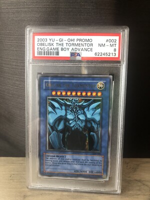 Yu-Gi-Oh! 2003 Ultra Rare Obelisk The Tormentor GBI-002 PSA 8 Near Mint-image
