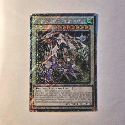 Crystal Wing Synchro Dragon Platinum Secret Rare RA02-EN029 25th Anniversary NM-image