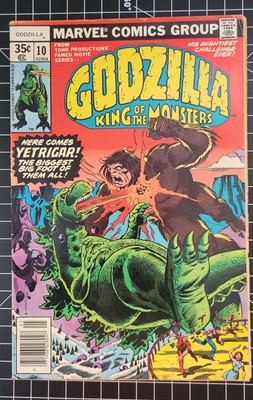 Godzilla King of Monsters #10 Newsstand Marvel 1978  Biggest BigFoot  bx3-image