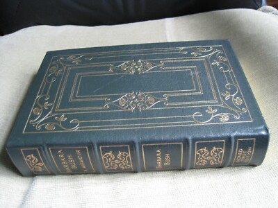 FIRST LADY BARBARA BUSH SIGNED - A MEMOIR - EASTON PRESS LEATHER NEW GEORGE GOP-image