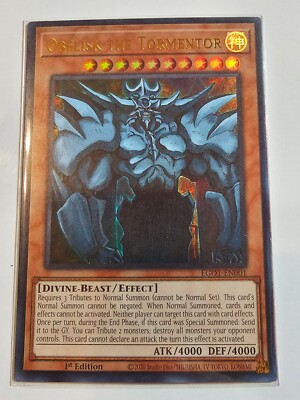 Obelisk The Tormentor EG01-EN001 - Ultra Rare 1st Edition Yugioh-image