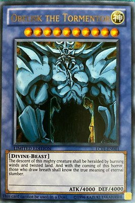 Obelisk The Tormentor - LC01-EN001 - Ultra Rare - Limited Edition - Yugioh TCG-image