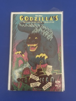 Godzilla's Monsterpiece Theatre #2 MAIN COVER A 1ST PRINT IDW COMIC 2024 NM+-image