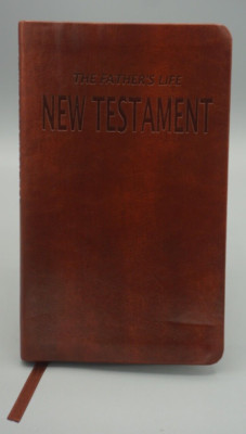 The Fathers Life New Testament Leatherbound 5th Edition Very Good Free Shipping-image