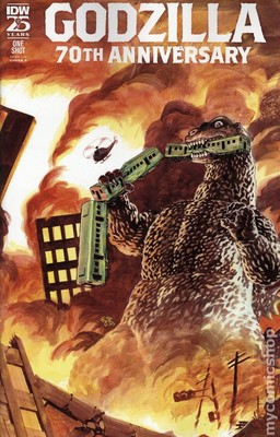 Godzilla 70th Anniversary 1A VF 2024 Stock Image-image