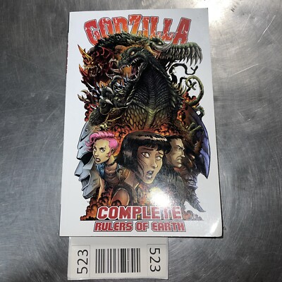 AUTHENTIC CHRIS MOWRY SKETCHED Godzilla: Complete Rulers of Earth VOL 1 (SIGNED)-image