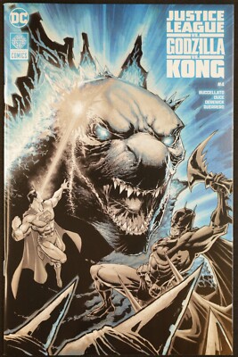 JUSTICE LEAGUE VS GODZILLA VS KONG #4  (2024)  PORTACIO VARIANT!-image