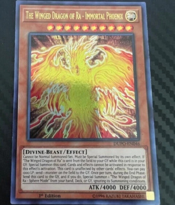 The Winged Dragon Of Ra - Immortal Phoenix DUPO-EN046 Ultra 1st Ed. YuGiOh TCG-image
