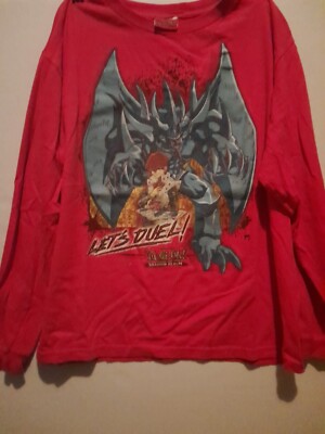 Yugioh 1996 Long Sleeve Shirt Obelisk The Tormentor Kiba Rare Vintage READ DISC-image